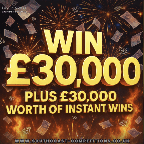 Win £30,000 Cash (plus £30,000 of instant wins to find)