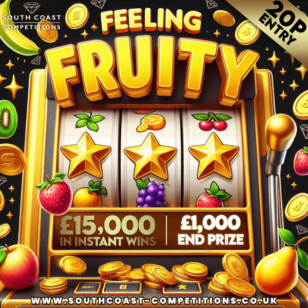 FEELING FRUITY: £15,000 Instant Wins and a £1,000 End Draw
