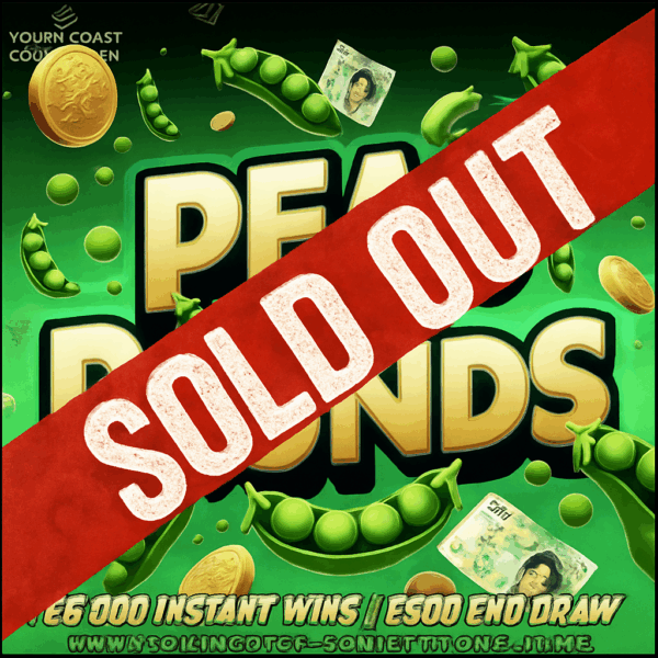 Pea's to Pounds - £6,000 worth of instants, £500 end draw!