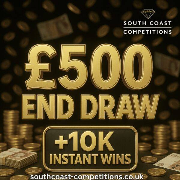 £10,000 instant wins, £500 end draw!