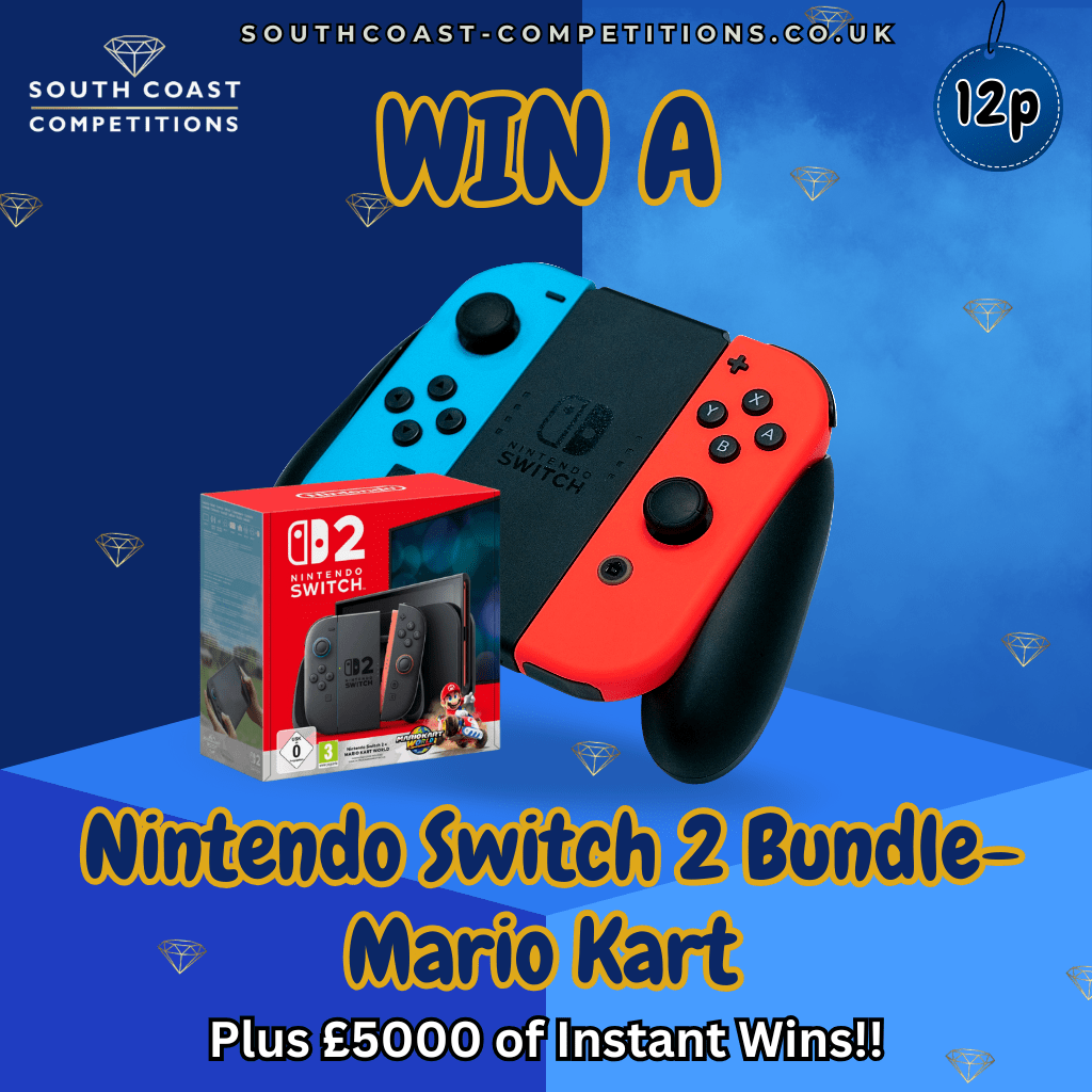 Nintendo Switch 2 Bundle Mario Kart PLUS Instant Wins