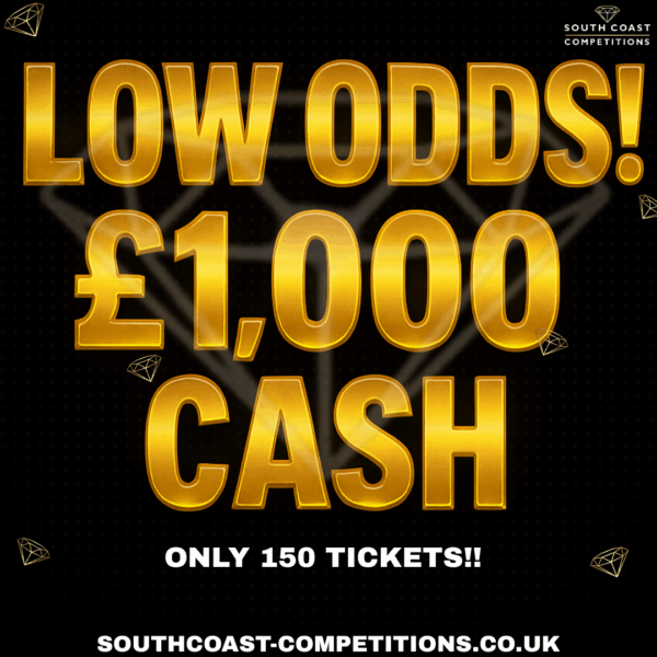 £1,000 CASH - LOW ODDS!!